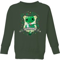 Harry Potter Kids Slytherin Crest Kids' Sweatshirt - Forest Green - 9-10 Jahre von Harry Potter