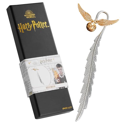 Harry Potter Lesezeichen - Der goldene Schnatz Lesezeichen aus Metall in edler Geschenkbox - Geschenk für Leseratten von Harry Potter