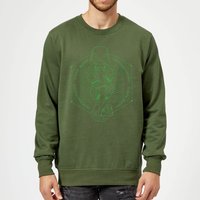 Harry Potter Morsmordre Dark Mark Sweatshirt - Forest Green - XL von Harry Potter