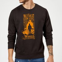 Harry Potter Neither Can Live Sweatshirt - Black - XL von Harry Potter