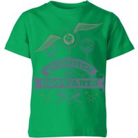 Harry Potter Quidditch At Hogwarts Kids' T-Shirt - Green - 3-4 Jahre von Harry Potter