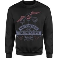 Harry Potter Quidditch At Hogwarts Sweatshirt - Black - M von Harry Potter