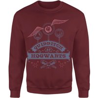 Harry Potter Quidditch At Hogwarts Sweatshirt - Burgundy - L von Harry Potter