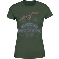 Harry Potter Quidditch At Hogwarts Women's T-Shirt - Green - L von Harry Potter