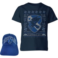 Harry Potter Ravenclaw T-Shirt Und Kappe Paket - Navy Blau - Kids' - 7-8 Years von Harry Potter