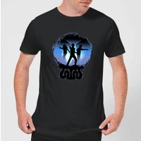 Harry Potter Silhouette Attack Herren T-Shirt - Schwarz - 3XL von Harry Potter