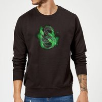 Harry Potter Slytherin Geometric Sweatshirt - Black - S von Original Hero