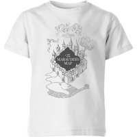 Harry Potter The Marauder's Map Kinder T-Shirt - Weiß - 11-12 Jahre von Harry Potter