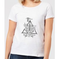 Harry Potter Three Dragons White Women's T-Shirt - White - XXL von Harry Potter