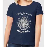 Harry Potter Waiting For My Letter From Hogwarts Damen T-Shirt - Navy Blau - L von Harry Potter
