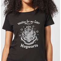 Harry Potter Waiting For My Letter From Hogwarts Damen T-Shirt - Schwarz - M von Harry Potter