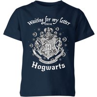 Harry Potter Waiting For My Letter From Hogwarts Kinder T-Shirt - Navy Blau - 11-12 Jahre von Harry Potter