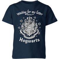 Harry Potter Waiting For My Letter From Hogwarts Kinder T-Shirt - Navy Blau - 3-4 Jahre von Harry Potter