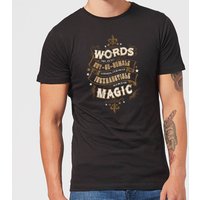 Harry Potter Words Are, In My Not So Humble Opinion Men's T-Shirt - Black - XXL von Harry Potter