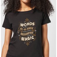 Harry Potter Words Are, In My Not So Humble Opinion Women's T-Shirt - Black - XXL von Original Hero