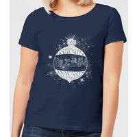 Harry Potter Yule Ball Baubel Damen Christmas T-Shirt - Navy Blau - M von Harry Potter