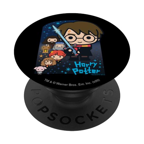PopSocket : PopGrip Harry Potter Chibi and Friends - PopSockets Ausziehbarer Sockel und Griff für Smartphones und Tablets von Harry Potter