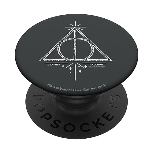 PopSocket : PopGrip Harry Potter Deathly Hallows Line Art PopSockets Ausziehbarer Sockel und Griff für Handys/Tablets mit Tauschbarem Top PopSocket : PopGrip Harry Potter Deathly Hallows Line Art PopSockets Ausziehbarer Sockel und Griff für Handys/Tablets mit Tauschbarem Top von Harry Potter
