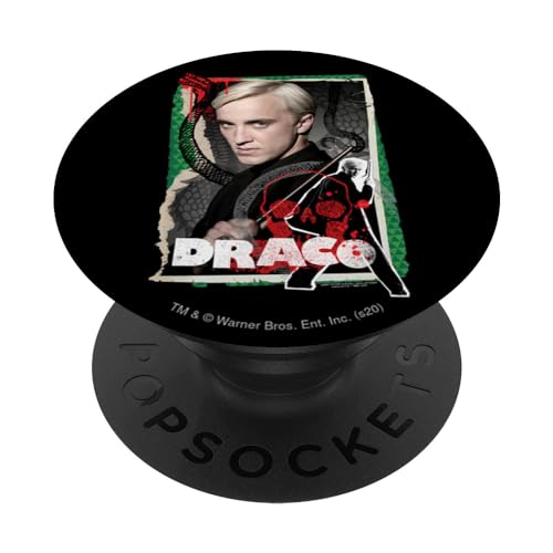 PopSockets Harry Potter Draco Malfoy Photo Collage PopSockets PopGrip: Ausziehbarer Sockel und Griff für Handys/Tablets mit Tauschbarem Top von Harry Potter