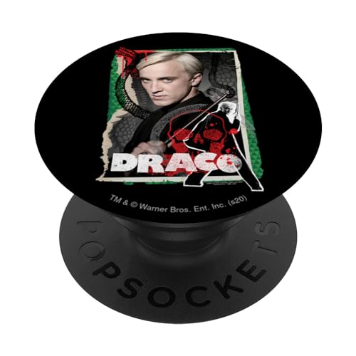 PopSocket : PopGrip Harry Potter Draco Malfoy Photo Collage PopSockets Ausziehbarer Sockel und Griff für Handys/Tablets mit Tauschbarem Top von Harry Potter