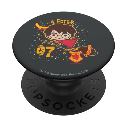 PopSocket : PopGrip Harry Potter H. Potter 07 Quidditch Chibi - PopSockets Ausziehbarer Sockel und Griff für Smartphones und Tablets von Harry Potter