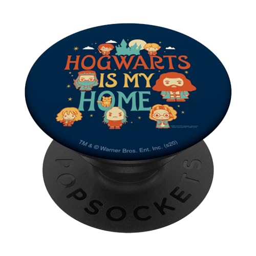PopSockets Harry Potter Hogwarts Is My Home - PopSockets Ausziehbarer Sockel und Griff für Smartphones und Tablets von Harry Potter