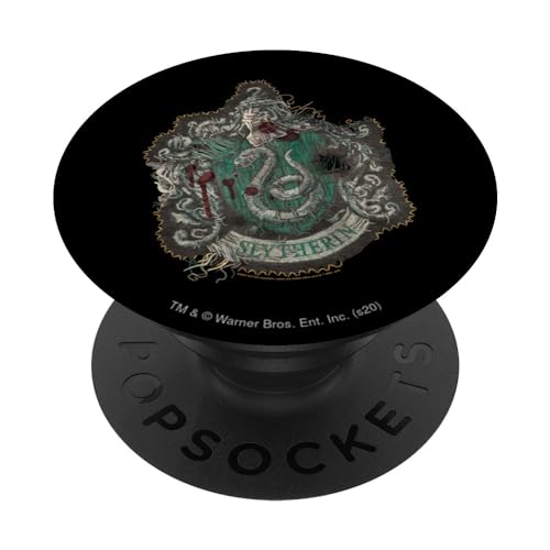 PopSockets Harry Potter Slytherin Knitted Patch Damaged - PopSockets Ausziehbarer Sockel und Griff für Smartphones und Tablets von Harry Potter