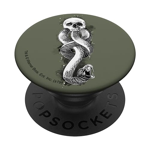 PopSocket : PopGrip Harry Potter The Dark Mark - PopSockets Ausziehbarer Sockel und Griff für Smartphones und Tablets von Harry Potter