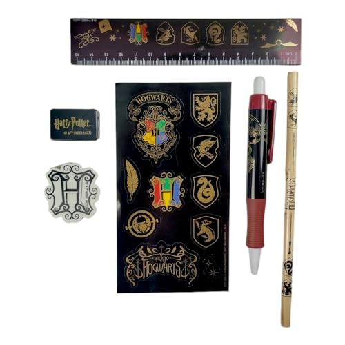 Thumbs up Harry Potter Schreibwaren Set, 6-teiliges Geschenke Set für jeden Hogwarts Fan, perfekt für die Schule oder den heimischen Schreibtisch Thumbs up Harry Potter Schreibwaren Set, 6-teiliges Geschenke Set für jeden Hogwarts Fan, perfekt für die Schule oder den heimischen Schreibtisch von Harry Potter