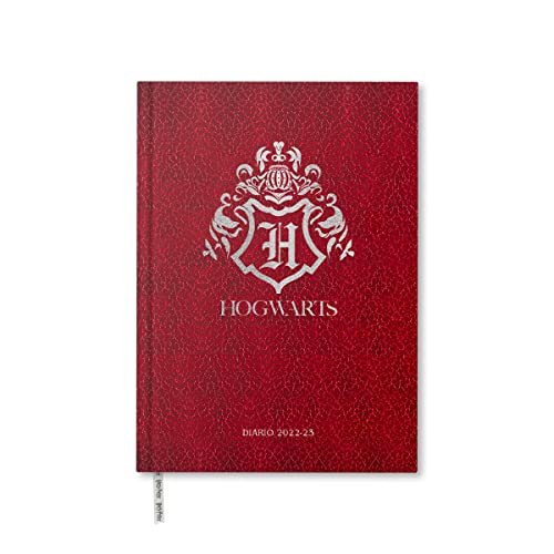 Harry Potter Schulplaner 2022-2023, 10 Monate, Sett 22 - Jun 23, Wizarding World mit Sticker Limited Edition, 368 Seiten, Hartcover, 13 x 17,7 cm, Farbe Bordeaux von Harry Potter