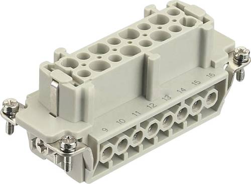 Harting 09 33 016 2701 Buchseneinsatz Han® E 16 + PE Schrauben 1St. von Harting