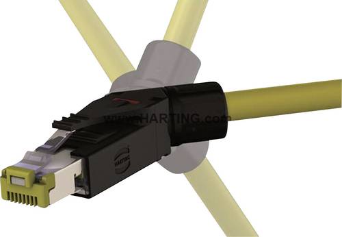 Harting 09 45 151 1561 Sensor-/Aktor-Datensteckverbinder Stecker, gewinkelt Polzahl: 8P8C 1St. von Harting