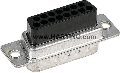 Harting 09 67 015 4701 D-SUB Buchsenleiste 180° Polzahl (num): 15 Crimpen 100St. von Harting