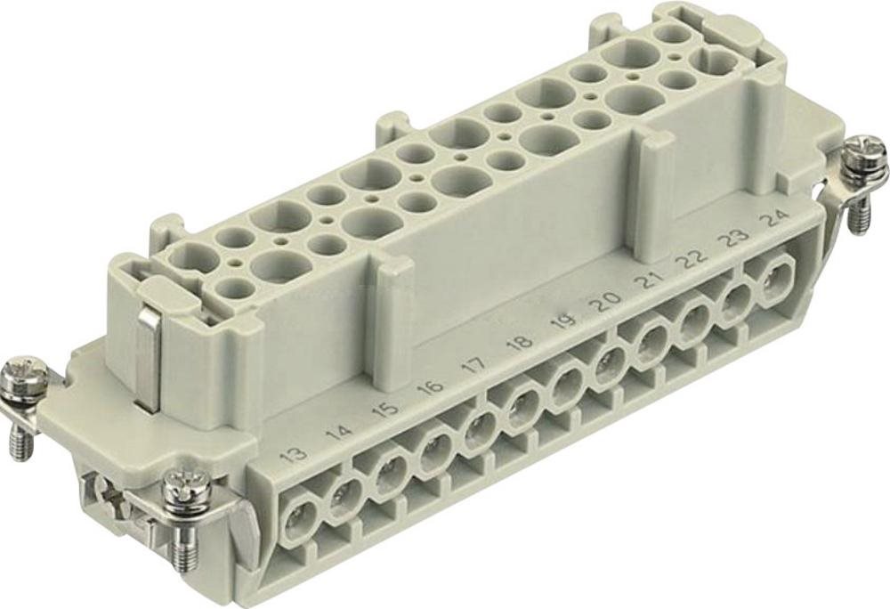Harting Buchseneinsatz Han® E 09 33 024 2711 24 + PE Schrauben 1 St. (09 33 024 2711) von Harting