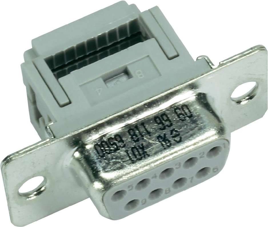 Harting D-SUB Buchsenleiste 180 ° Polzahl: 25 Schneid-Klemm 09 66 318 7500 1 St. (09 66 318 7500) von Harting
