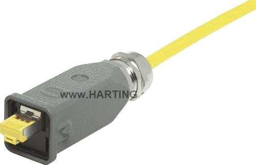 Harting Han® 3A RJ45 10G Han® 3A RJ45 10G Steckverbinder 09 45 115 1560 Stecker, gerade Pole: 8 Sc von Harting