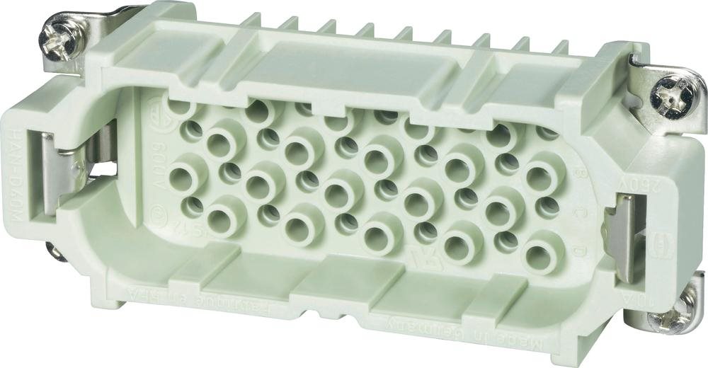Harting Stifteinsatz Han® D 09 21 040 3001 40 + PE Crimpen 1 St. (09 21 040 3001) von Harting