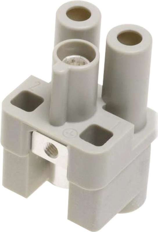 Harting Stifteinsatz Han® Q 09 12 002 2651 2 + PE Axialschraubanschluss 1 St. (09 12 002 2651) von Harting