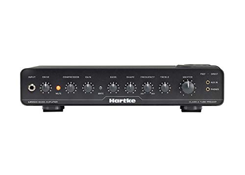 Hartke LX550 500 Watt leichter Basskopf mit Röhrenvorverstärker von Hartke