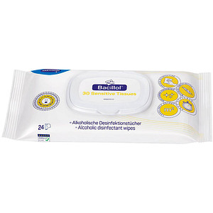 HARTMANN Desinfektionstücher Bacillol® 30 Sensitive Tissue, 24 Tücher von Hartmann