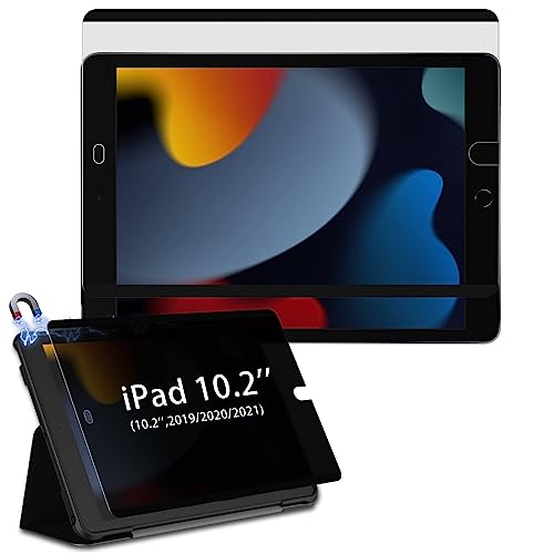 HaruYo 1 Stück Magnetischer Sichtschutz Kompatibel mit iPad 9./8./7.Generation (10.2 Zoll,2019/2020/2021), Privacy Screen Protector Displayschutz, Abnehmbar Antispy Privatsphäre Blickschutzfilter von HaruYo