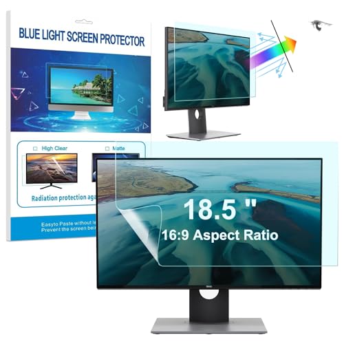 HaruYo 18.5 Zoll Computer Monitor Schutzfolie, Anti-Blaulichtfilter Blendschutz Matt Displayschutzfolie für Monitor PC Bildschirmschutz (18.5” 16:9 410 x 231 mm) von HaruYo