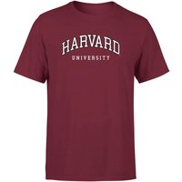 Harvard Burgundy Tee Men's T-Shirt - Burgundy - L von Harvard Uiversity