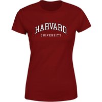Harvard Burgundy Tee Women's T-Shirt - Burgundy - L von Harvard Uiversity