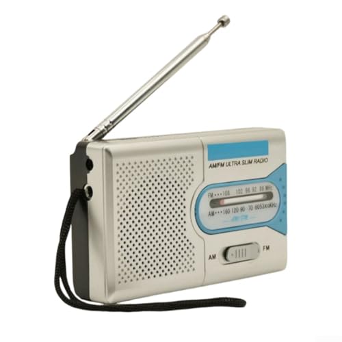 Hasaller Kleine Radios Tragbares Taschenradio AM/FM Mini Radio Lautsprecher Batteriebetriebene Radios mit Teleskopantenne für Reisen Outdoor-Aktivitäten Emer-gency Use Hasaller Kleine Radios Tragbares Taschenradio AM/FM Mini Radio Lautsprecher Batteriebetriebene Radios mit Teleskopantenne für Reisen Outdoor-Aktivitäten Emer-gency Use von Hasaller