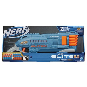 Hasbro Blaster Nerf Elite 2.0 Warden DB-8 blau, orange von Hasbro