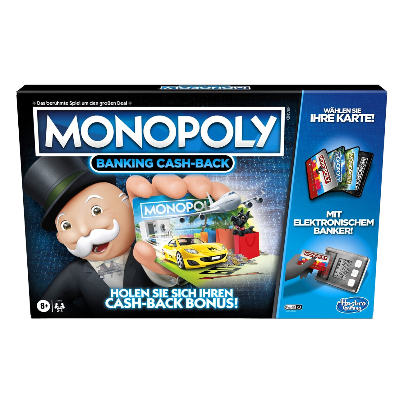 Hasbro Monopoly Banking Cash-Back | Brettspiel | elektronische Scan-Technologie | Grundst?cke tauschen | elektronische Spielstand Verwaltung Hasbro Monopoly Banking Cash-Back | Brettspiel | elektronische Scan-Technologie | Grundst?cke tauschen | elektronische Spielstand Verwaltung von Hasbro