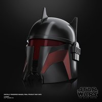 Hasbro Star Wars The Black Series Moff Gideon Premium Electronic Helmet with Light FX, Adult Roleplay Item von Hasbro