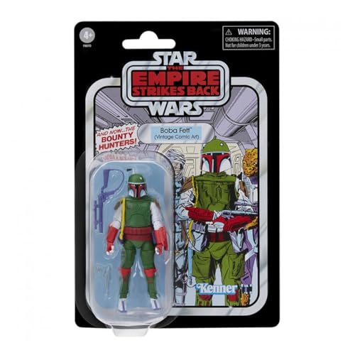 Hasbro Star Wars: The Empire Strikes Back Vintage Collection figurine Boba Fett (Vintage Comic Art) 10 cm von Hasbro