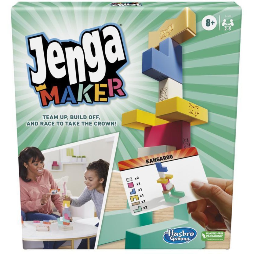 Jenga Maker, Geschicklichkeitsspiel von Hasbro